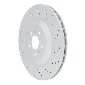 BMW M3 Brake Rotor (1) - Right Rear - R1 Concepts - GeoSPEC Coated - `21-`25